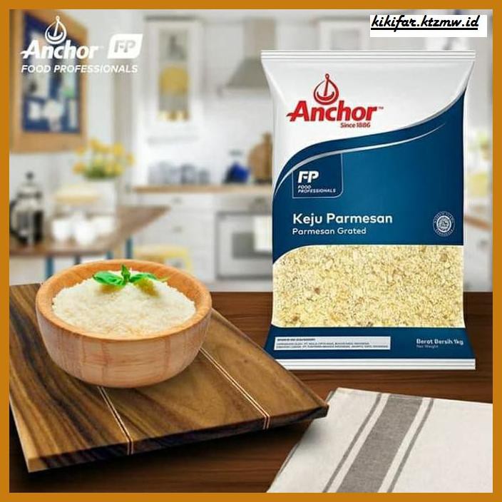 

Ujekujek- Keju Parmesan Parut Anchor Parmesan Cheese Repack 100Gr -Original.