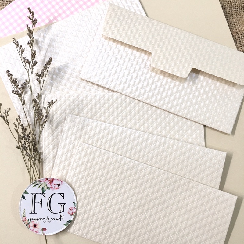 

Amplop Uang 6pcs, Money Envelope Quilt Pearl 9x17cm by fgpaper