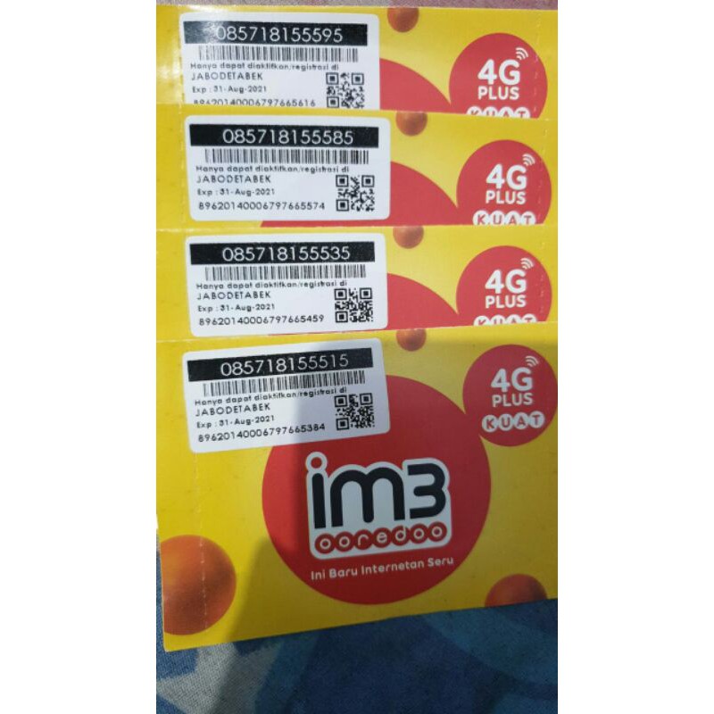 No Cantik IM3 Triple Tengah 5