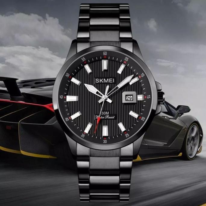 Jam Tangan Pria Skmei 1654 Jam Tangan Skmei rantai pria Stainless Stee Termurah