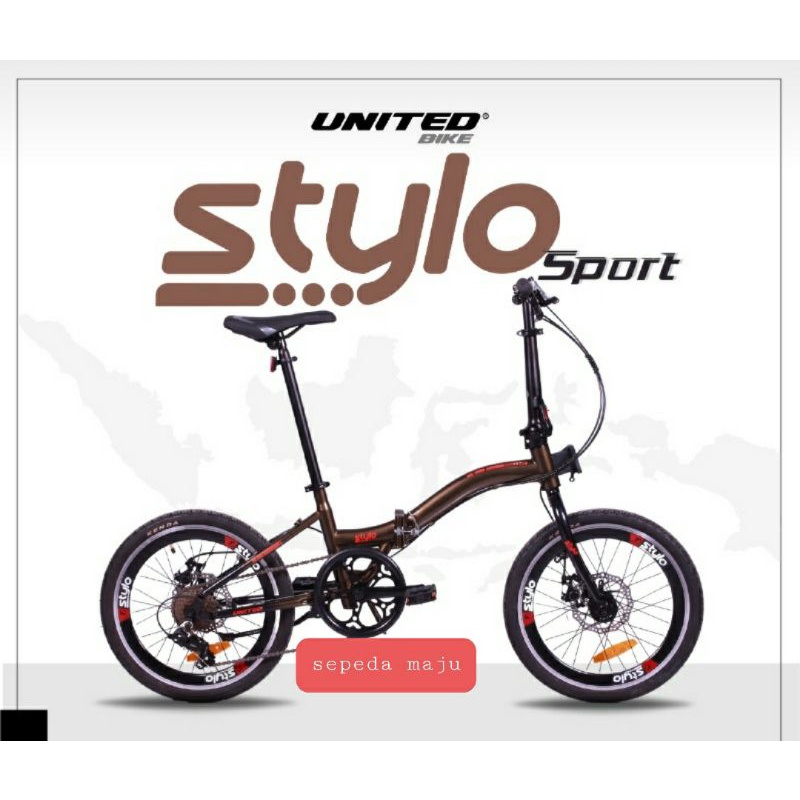 Sepeda Lipat 20 inch United Stylo Sport