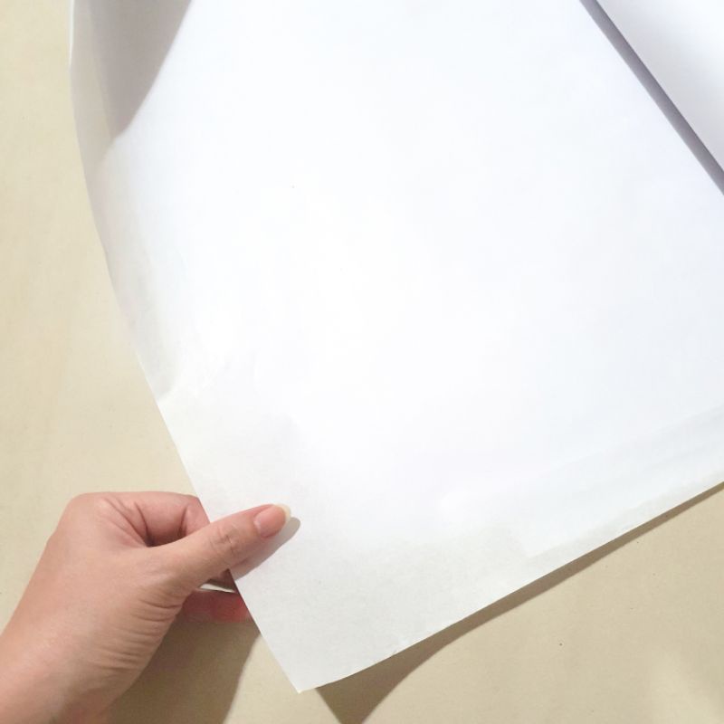 

Wrapping paper isi 23pc 44x69 kertas putih polos bungkus kado