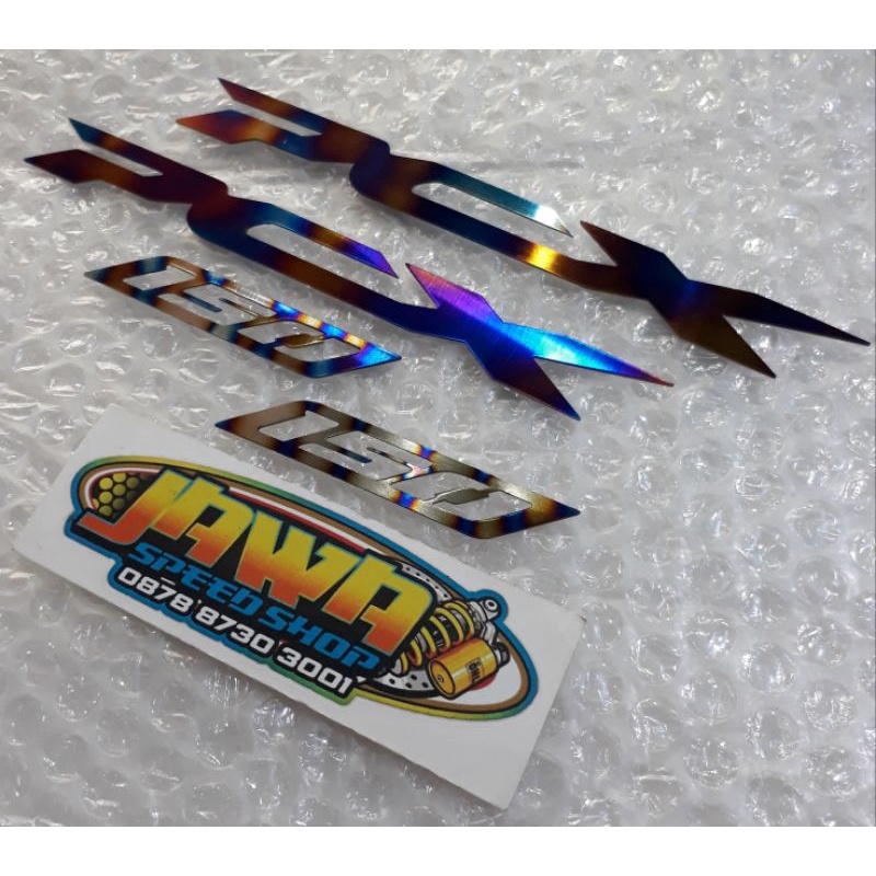 Emblem list titan titanium burn mufact thailand PCX cbu / Pcx lokal