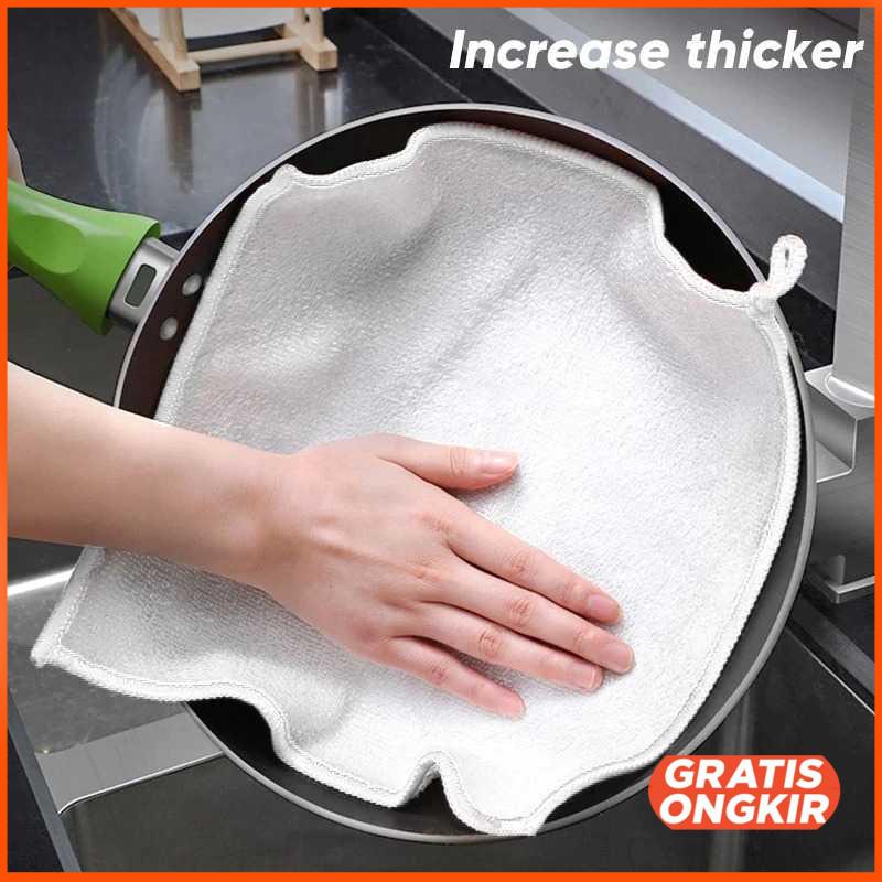 Kain Lap Dapur Microfiber Cleaning Cloth 18x23cm 3 PCS JYB146