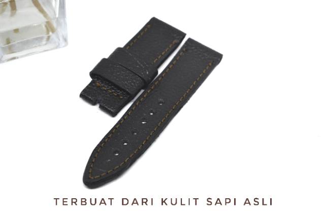 Tali Jam Tangan Kulit Genuine lether 24mm