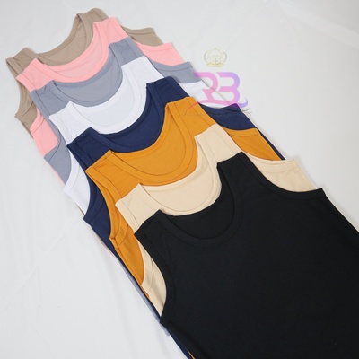 FREYA  - AGNES TANGTOP AGNES / ATASAN TANKTOP WANITA / SINGLET OLAHRAGA TANK TOP SIZE M &amp; L