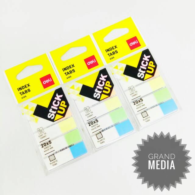 

[GRAND MEDIA] INDEX TABS / STICKY NOTES DELI A-105
