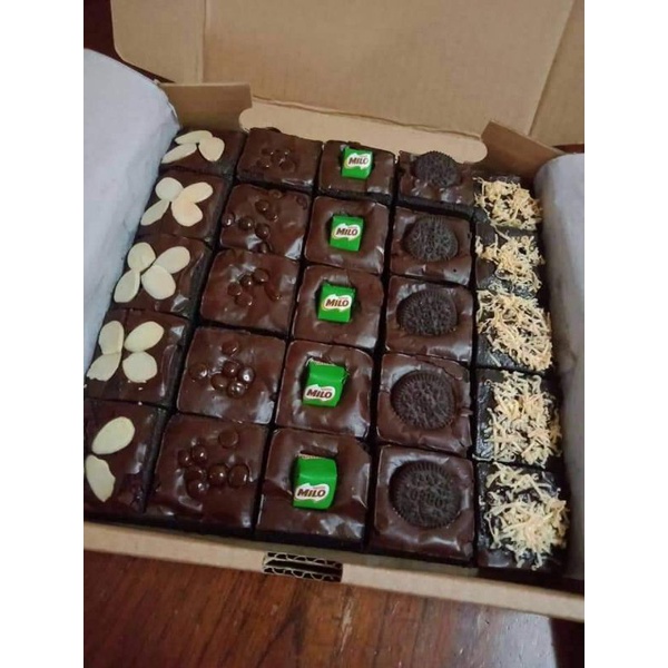 

brownies sekat milo