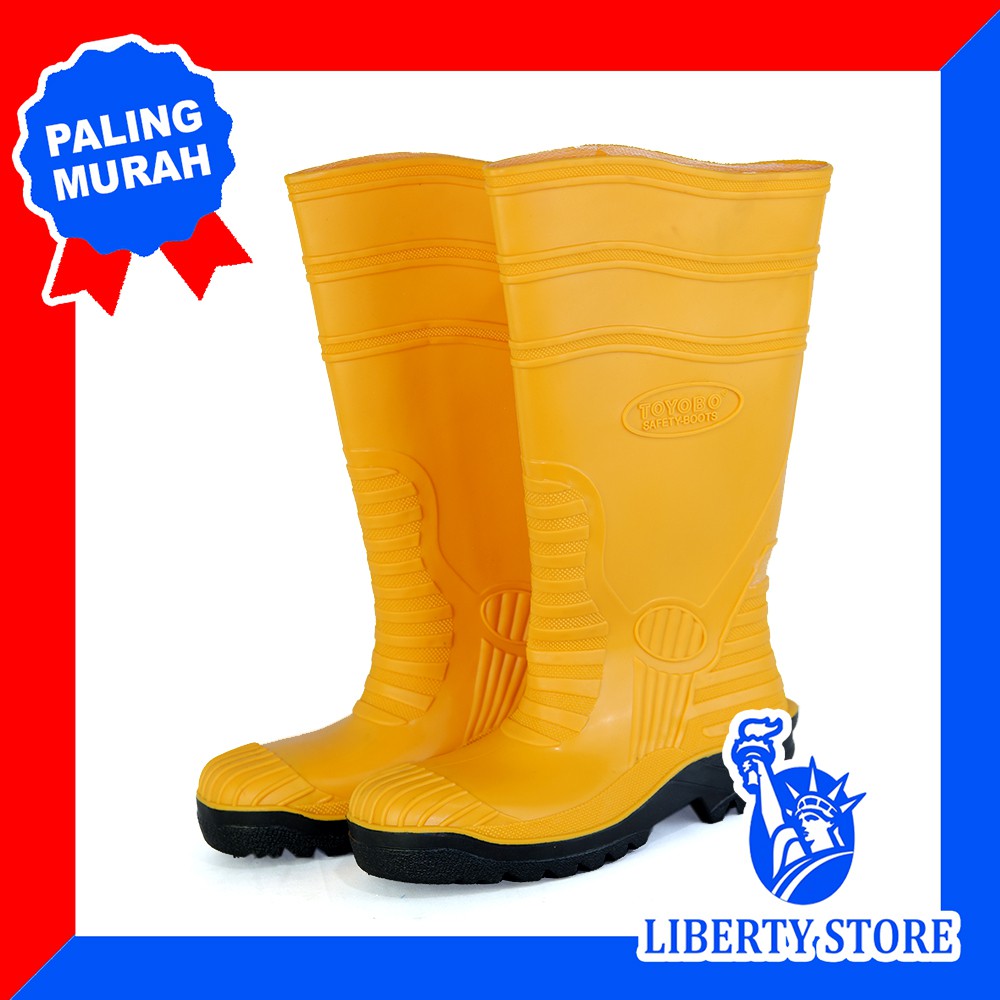 Sepatu Boot Karet TOYOBO KUNING SAFE-T Original