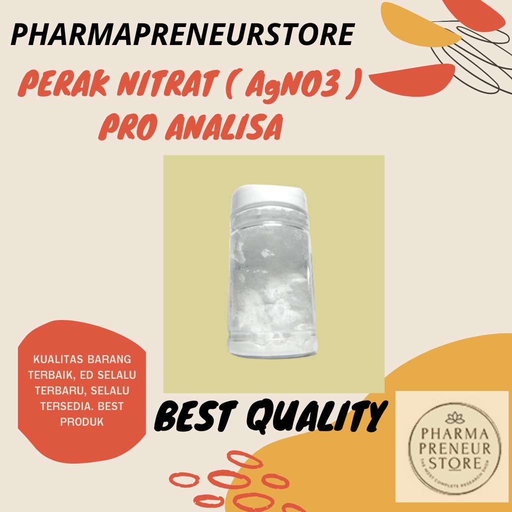 Silver Nitrat ProAnalis per 1 gram Best Quality