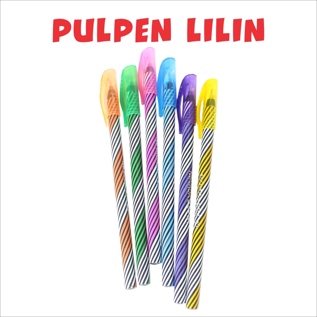 

Pulpen / Bolpoin / Bulpen Bolpen Tinta Hitam Model Lilin Ukuran 7