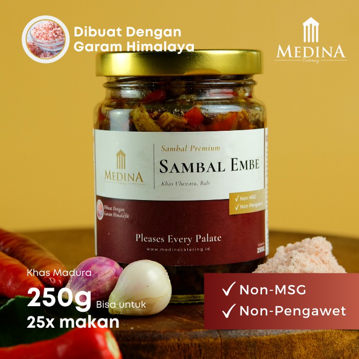 

Sambal Embe Autentik Khas Uluwatu Bali (250gr) - Medina Catering