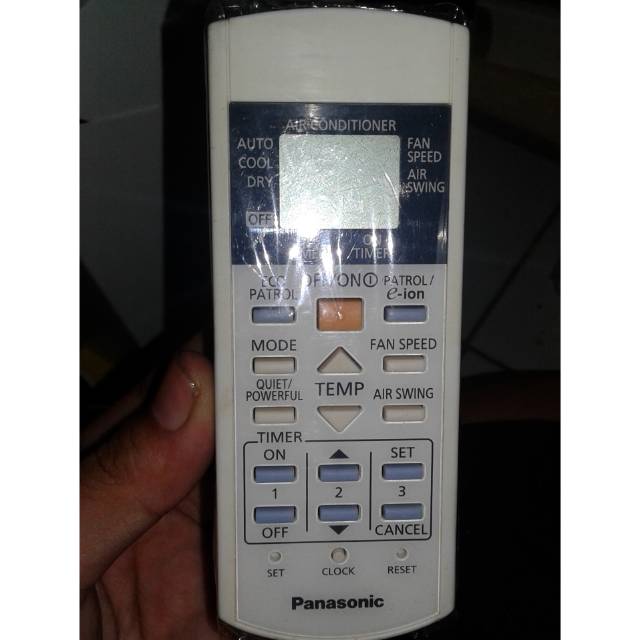 REMOTE REMOT AC PANASONIC A75C3560 ECO PATROL ORIGINAL ASLI