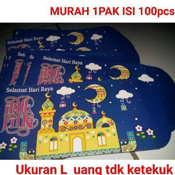 

Silahkan Order 1Pak 100 Lembar Amplop Lebaran Ampau Idul Fitri Amplop Karakter Selama