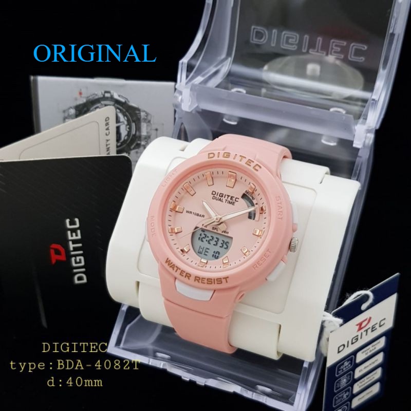 Jam Tangan Cewek Digitec BDA 4082 T / DA 4082 / DG 4028 original  jam tangan wanita digitec 4082 analog digital