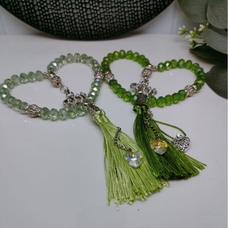 Tasbih kristal 10mm GRATIS CUSTOM NAMA