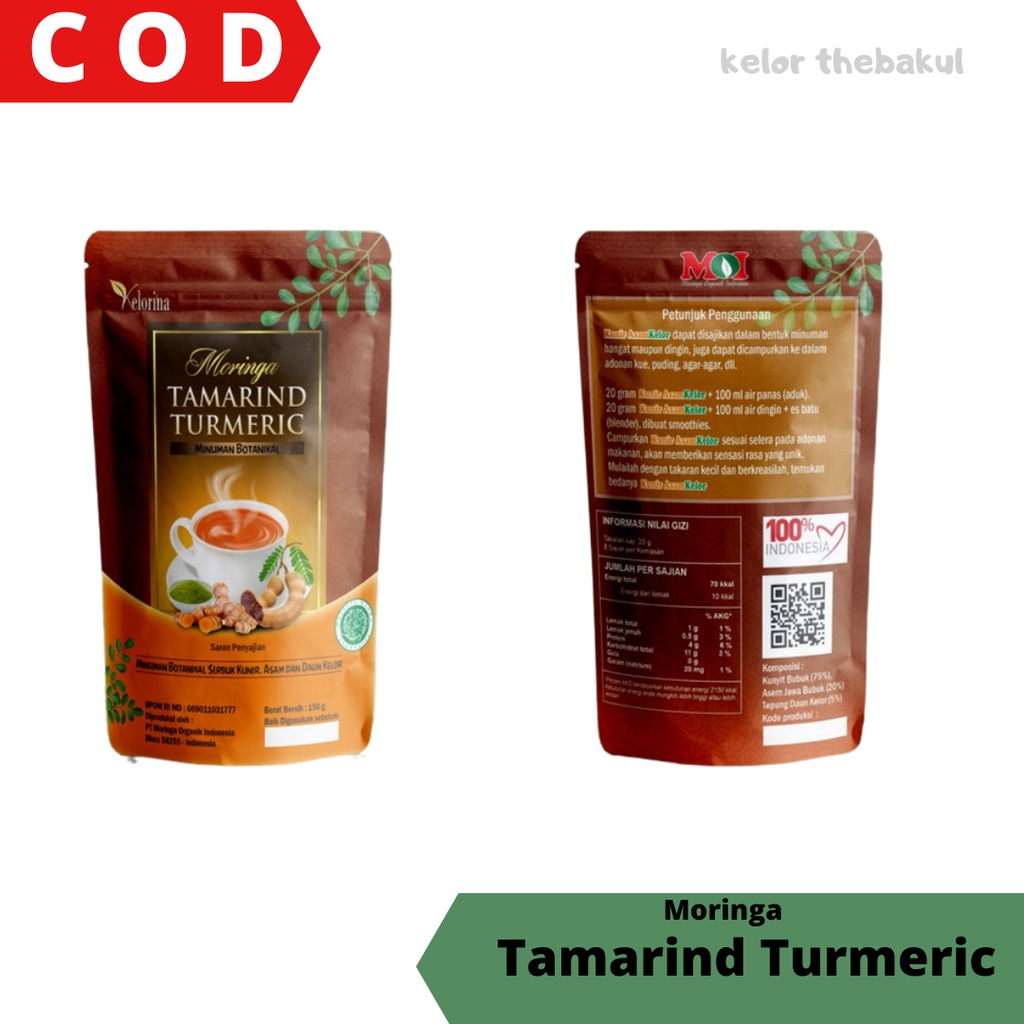 

READY STOK MORINGA TUMERIND TURMERIC - KELOR ASAM JAWA