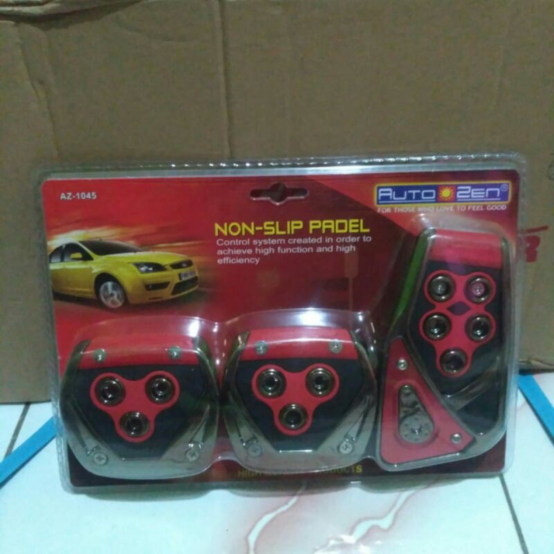 PEDAL GAS MOBIL MANUAL VARIASI MERAH