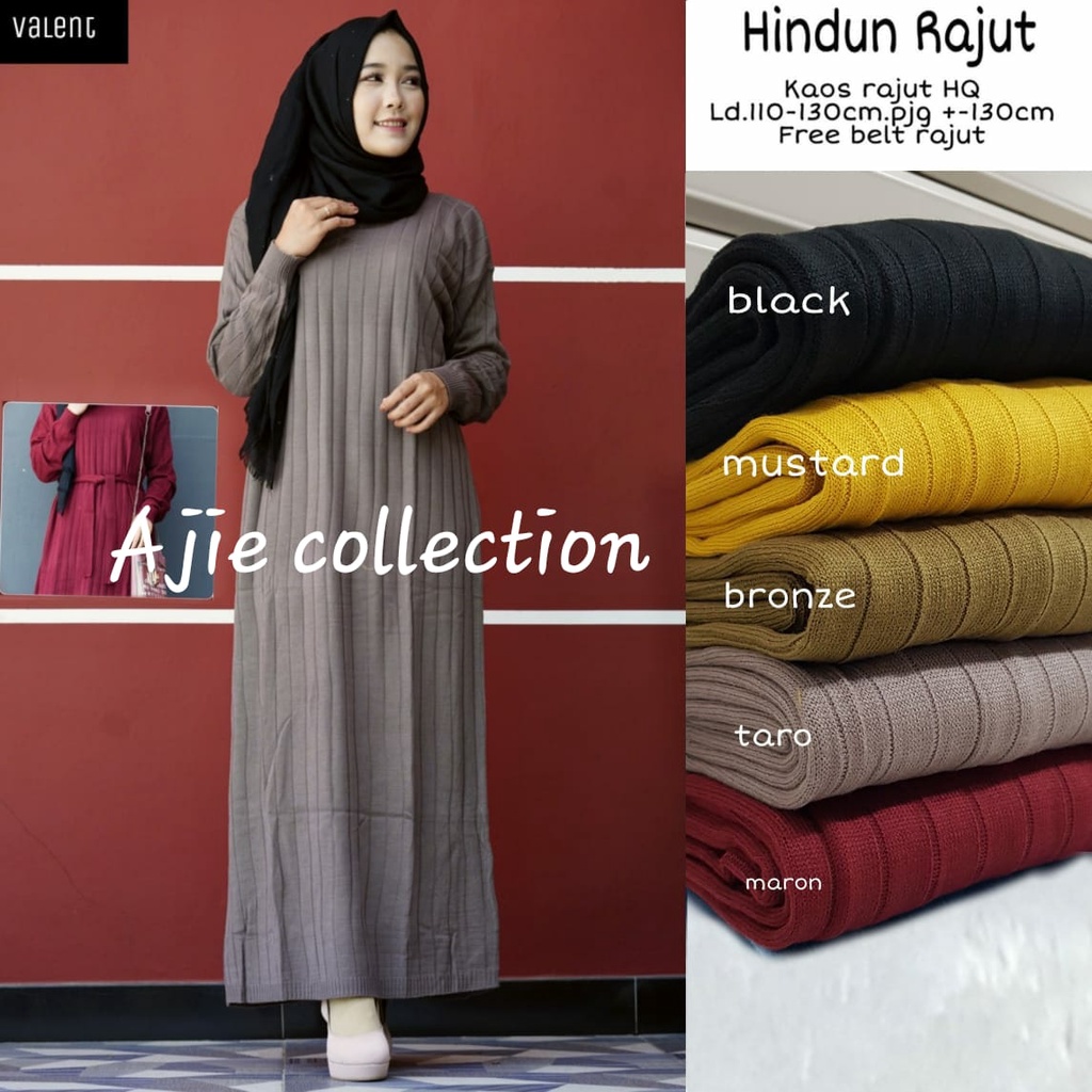Gamis Hindun Rajut