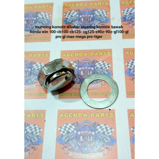 mur+ring komstir washer steering komstir bawah honda win 100-cb100-cb125- cg125-s90z-90z-gl100-gl pro gl max-mega pro-tiger