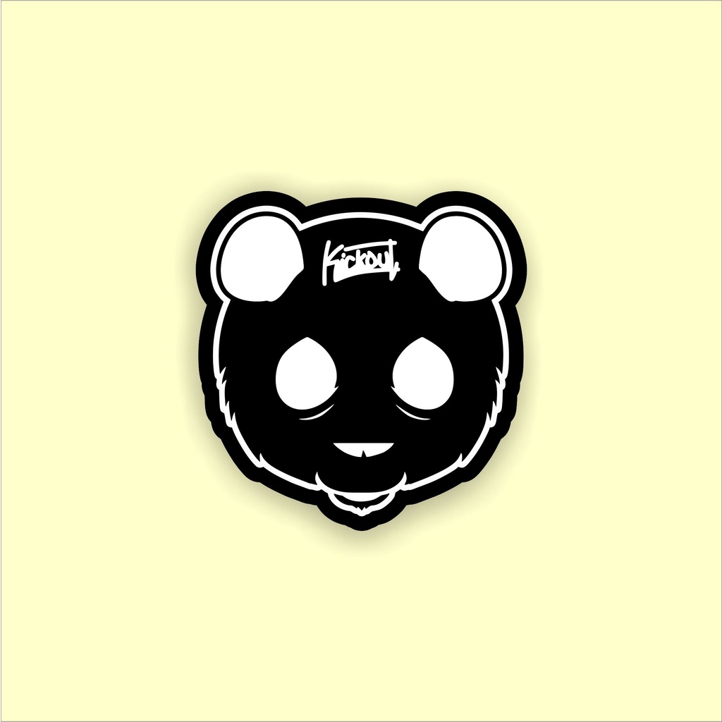 

Stiker brand distro kickout band anti air sticker