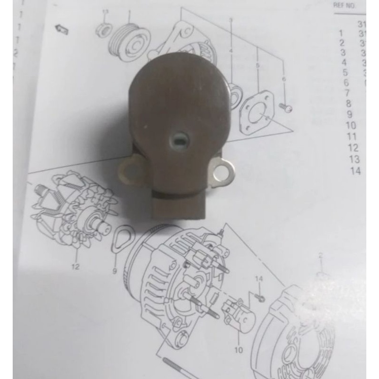 brush alternator suzuki ertiga