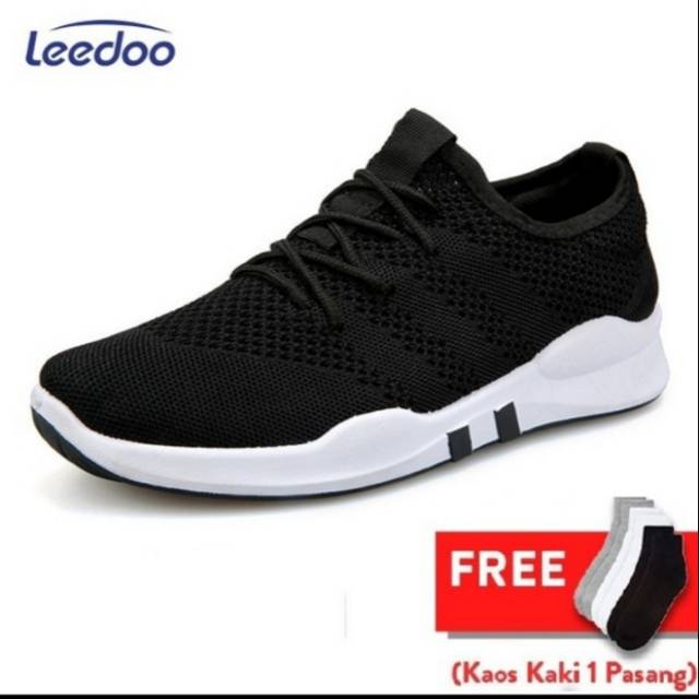 Leedoo sepatu sneakers pria import running shoes young Lifestyle