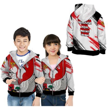 Product Custom Jaket Hoodie Fullprint Anak Murah HUT RI 76 MERDEKA 10