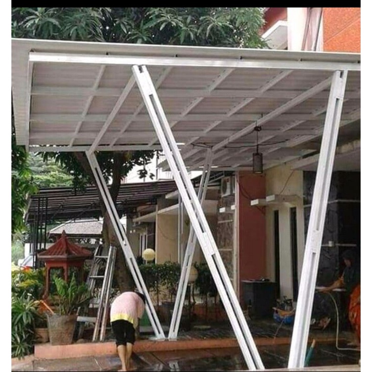 kanopi baja ringan atap alderon RS