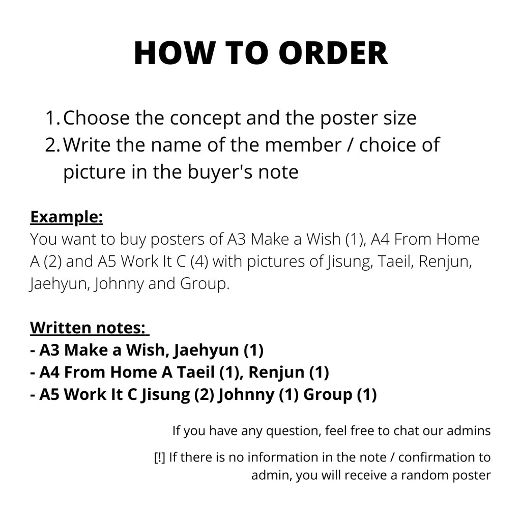 Poster NCT / NCT Poster Collection - Poster kpop murah