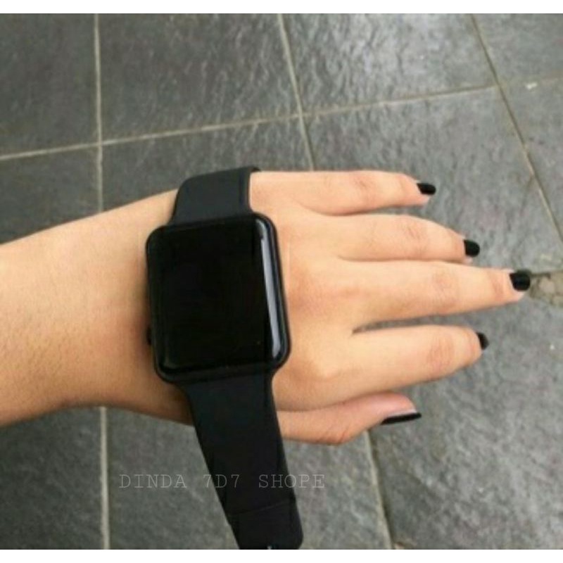 JAM TANGAN LED WATCH RUBBER WATER RESIST JAM TANGAN FASHION WANITA/JAM TANGAN LED CEWEK/JAM TANGAN W