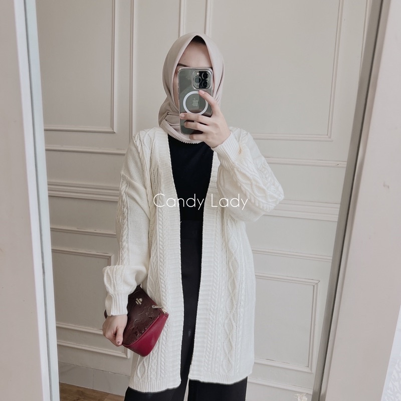 Clara Import Long Cardy Rajut Premium