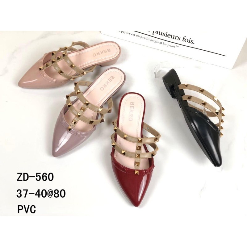 Sepatu Sandal Valentino DEFFECT SEDIKIT LUNTUR DAN LEM KURANG RAPI Import Bekro 560