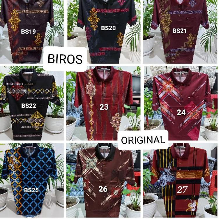 Kaos Biros Platinum - Kaos Bapak kerah import - Biros –GUM.26Ma22ᴷ
