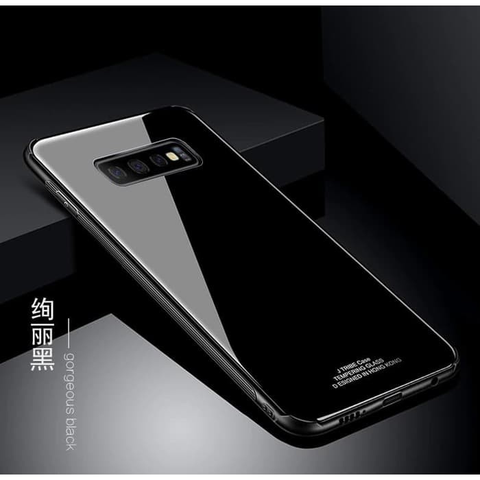 Samsung S10e S10 e Premium Glass Case - Hitam