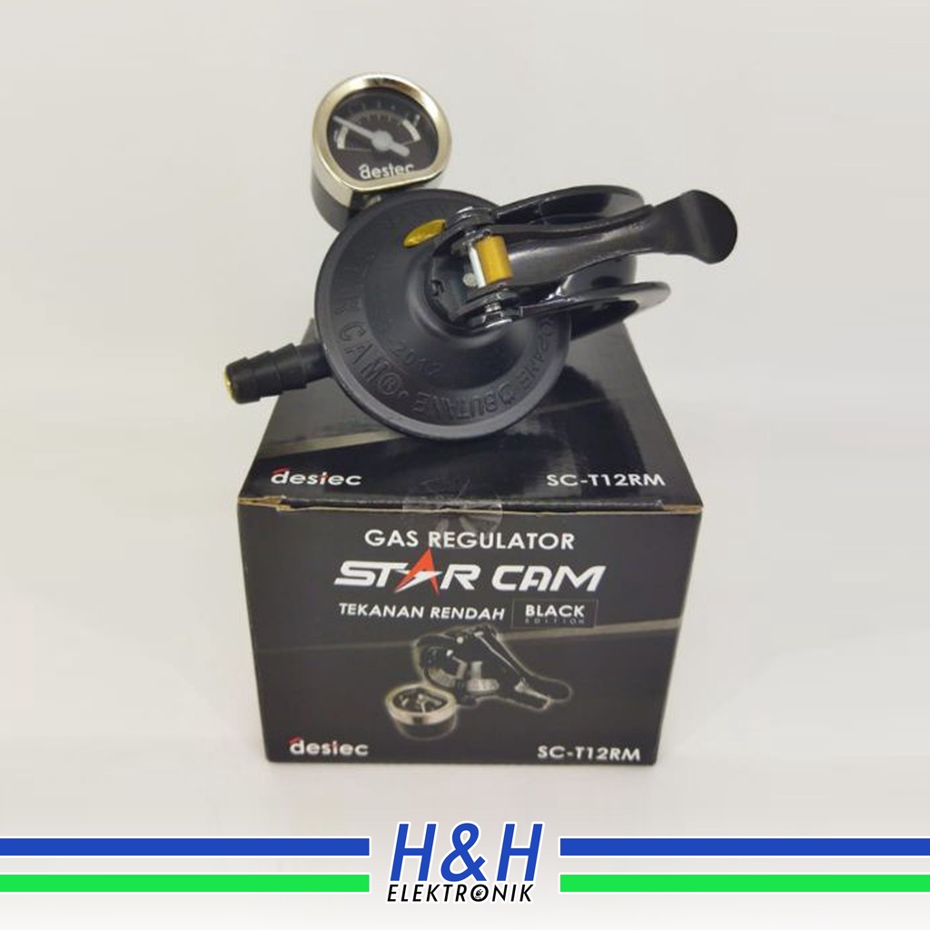 Regulator Gas Merk STARCAM Black - Meter