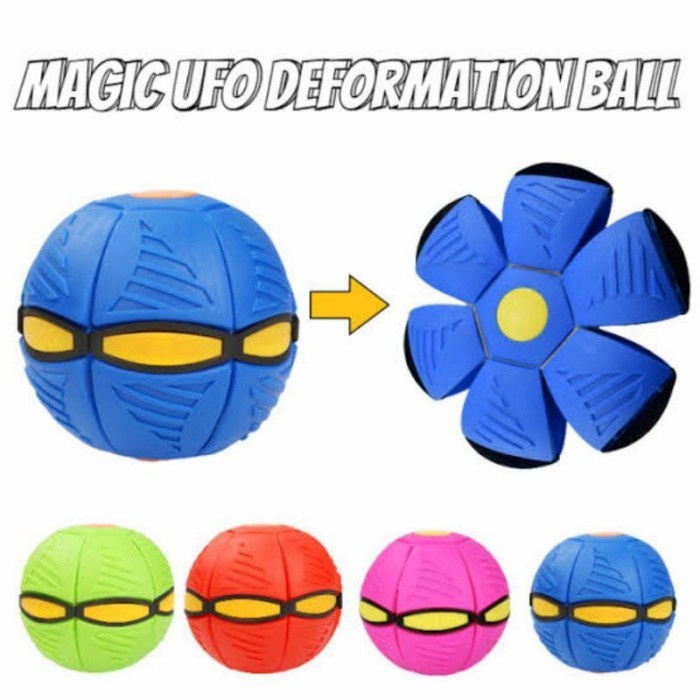 Non LED Magic Ball Ufo Deformation Mainan Bola Lempar Magic Ufo Ball Grosir