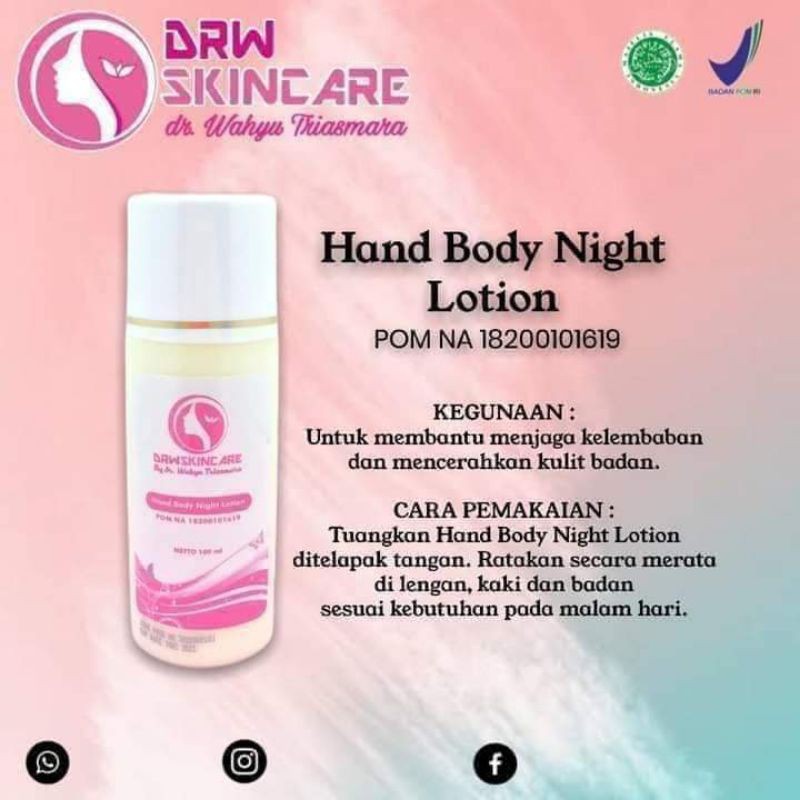 HANDBODY NIGHT DRW SKINCARE