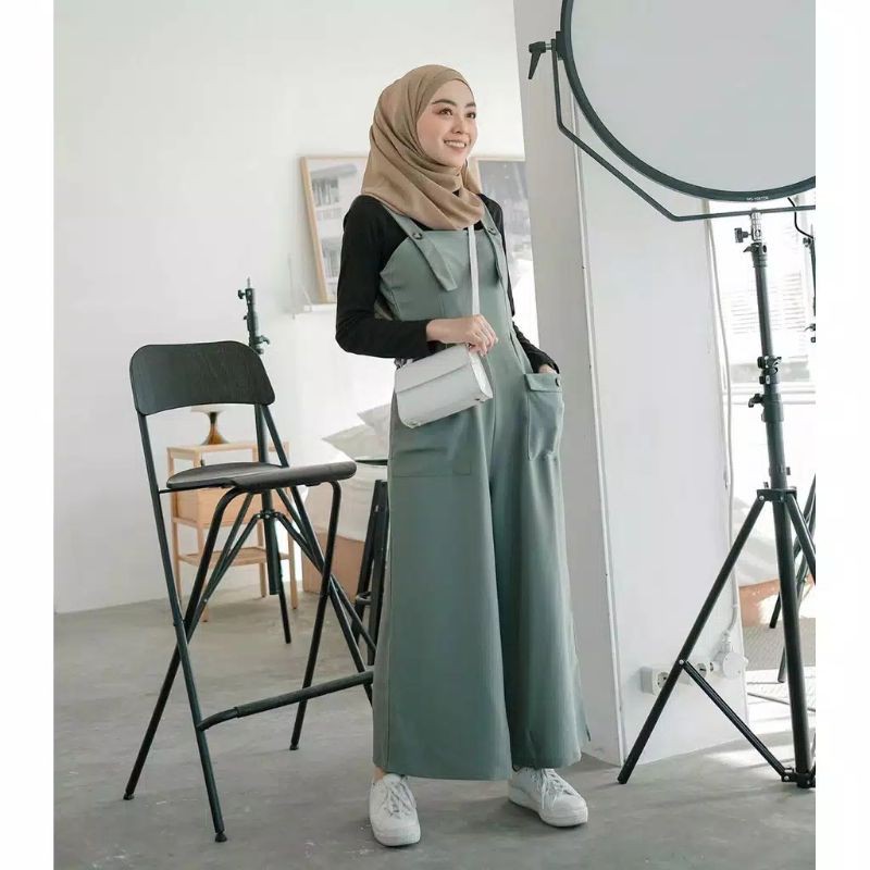 Borju overall pakaian wanita fashion remaja