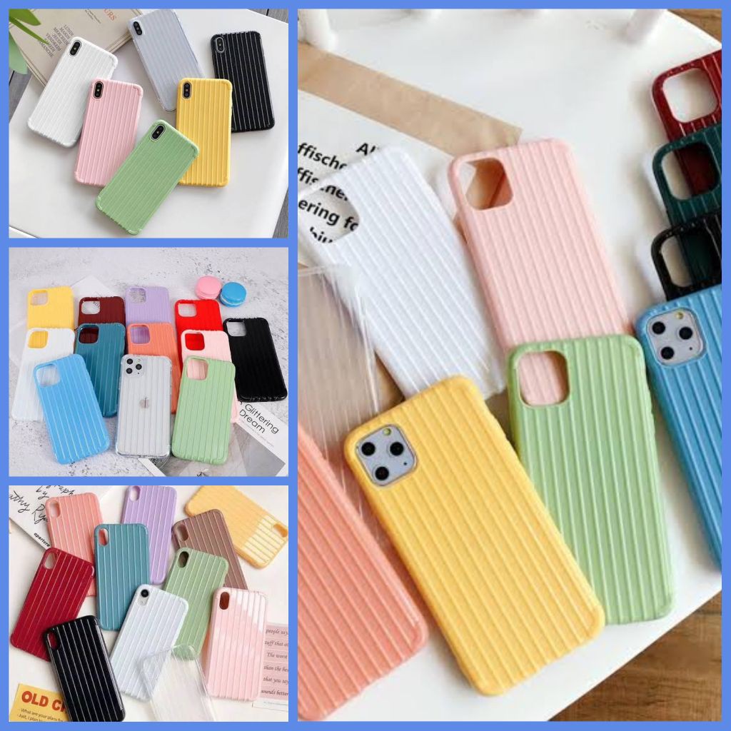 SOFT CASE KOPER WARNA SAMSUNG A01 OPPO A5S A9 2020 VIVO Y95 REALME 5i REDMI 8A