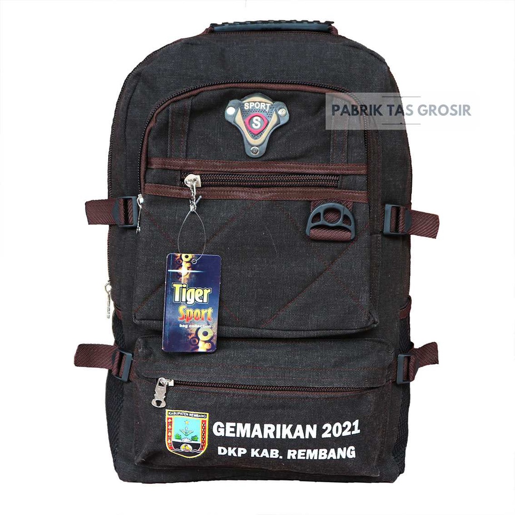 GROSIRAN TAS KANVAS JAHIT SABLON GEMARIKAN 2021 DKP KAB REMBANG SEMINAR SOUVENIR PROMOSI BERKUALTAS