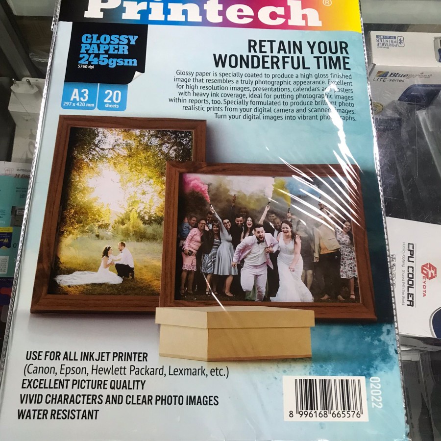 

Kertas Foto Ukuran A3 Glossy Photo Paper Printech A3 245Gsm 20 Sheets