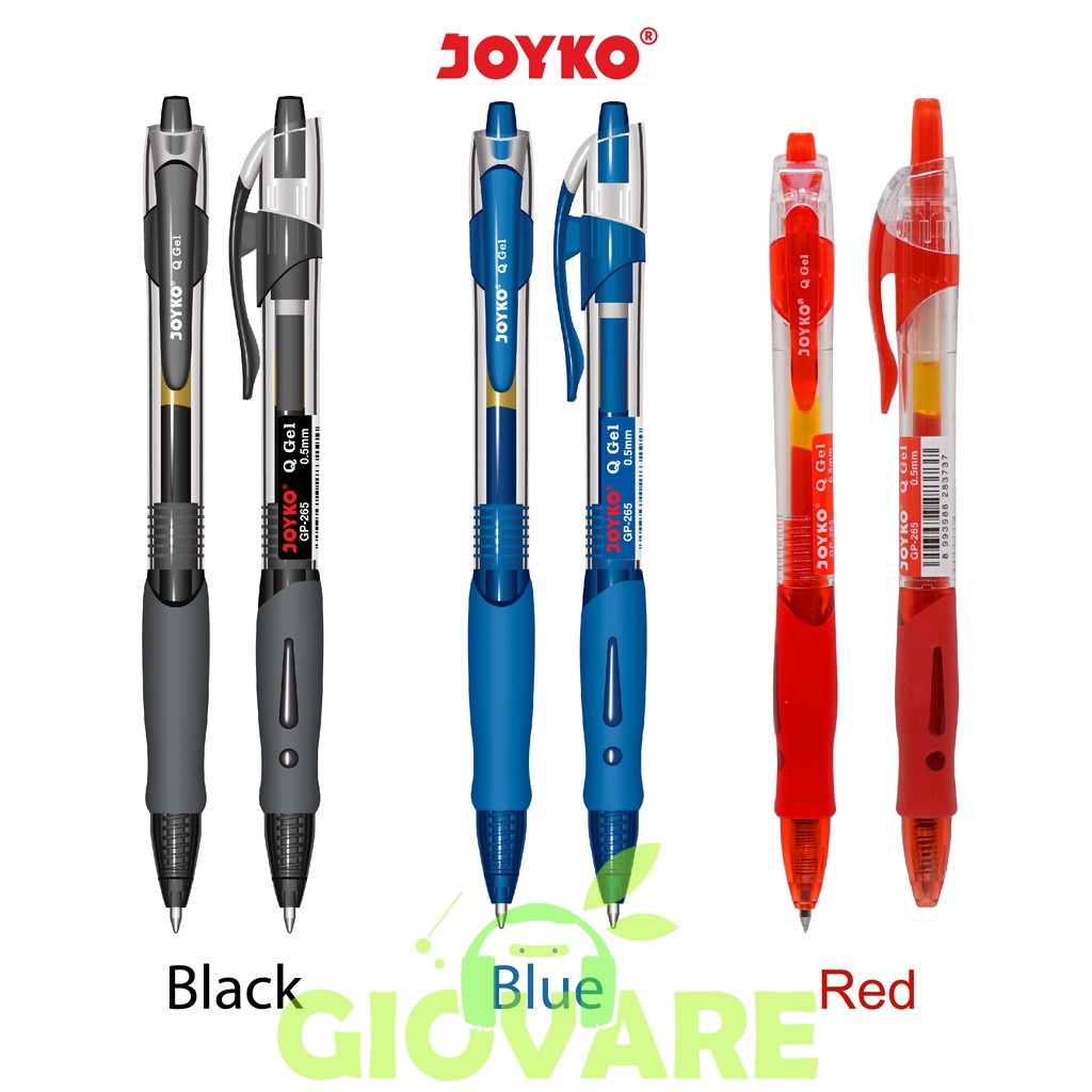 

Gel Pen Pulpen Pena Joyko GP-265 Q Gel 0.5 mm Original