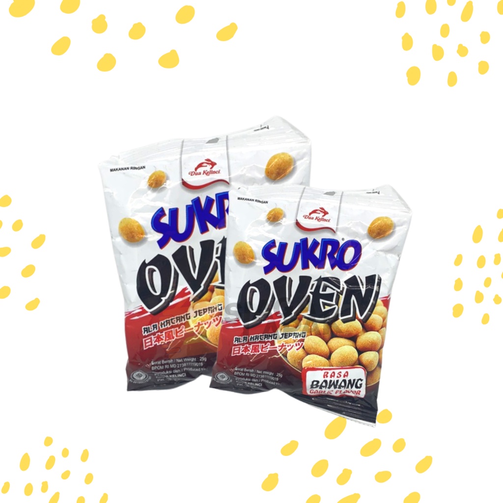 Kacang Sukro Oven Bawang 25gr