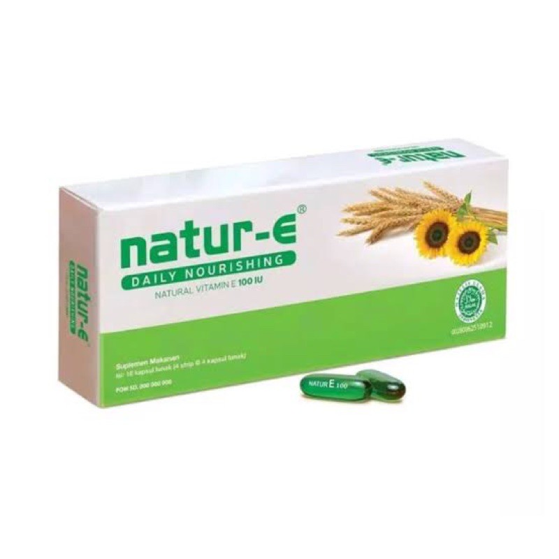 NATUR E NATURAL VITAMIN E 100 IU BOX 16 KAPSUL