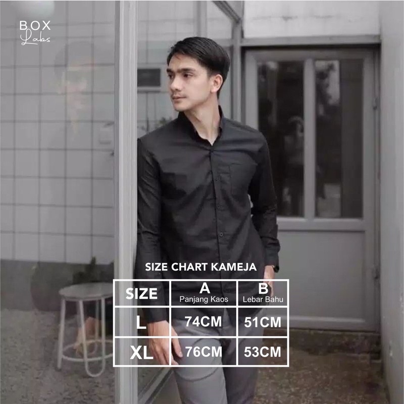 Kemeja Pria Polos Premium