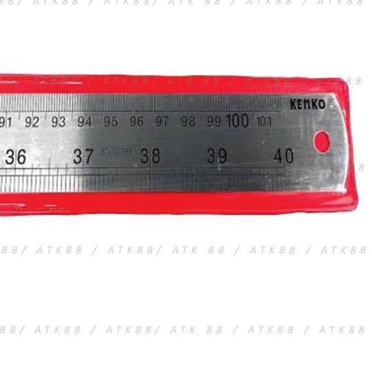 

✫ KENKO, STAINLESS STEEL RULER 100 CM ☏
