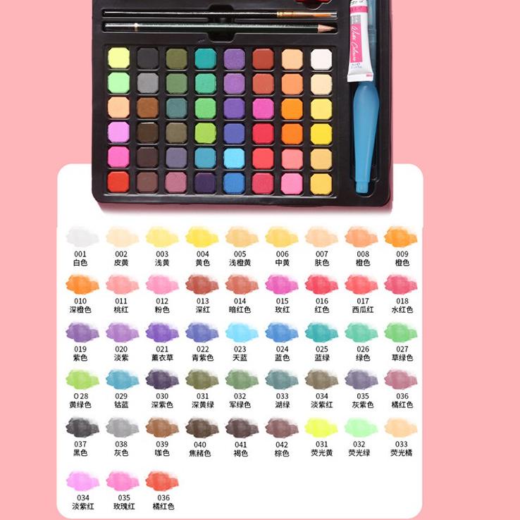 

NEW 36/48Water Color Set - Alat Cat Air Set (Termasuk Kuas dan Kertas Gambara) //SHAJ9 Terlaku.
