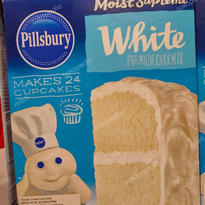 

BISA COD pillsbury moist supreme cake mix white 432gr