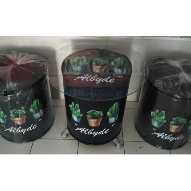 Meja Kursi Cafe Kaca Cantik 3